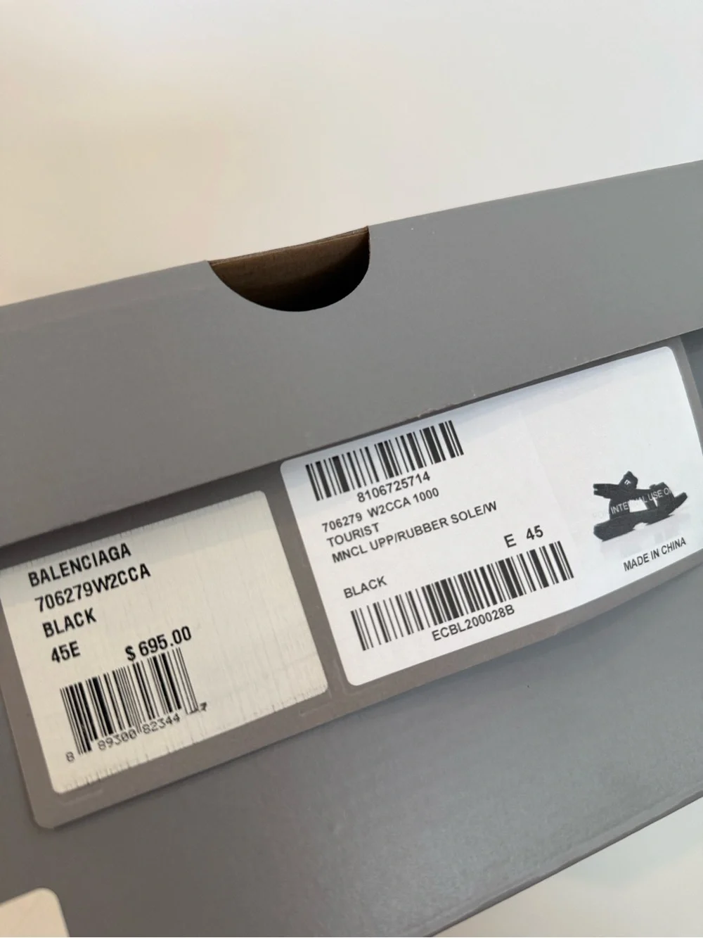 Balenciaga tourist sandals
